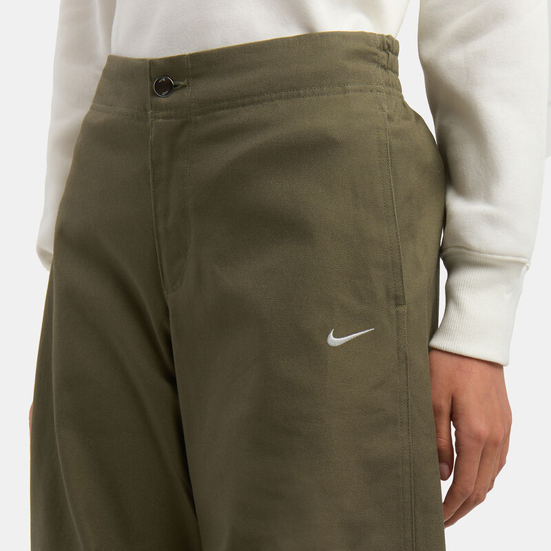 Pantaloni Nike Sportswear Barrel, verde/bianco