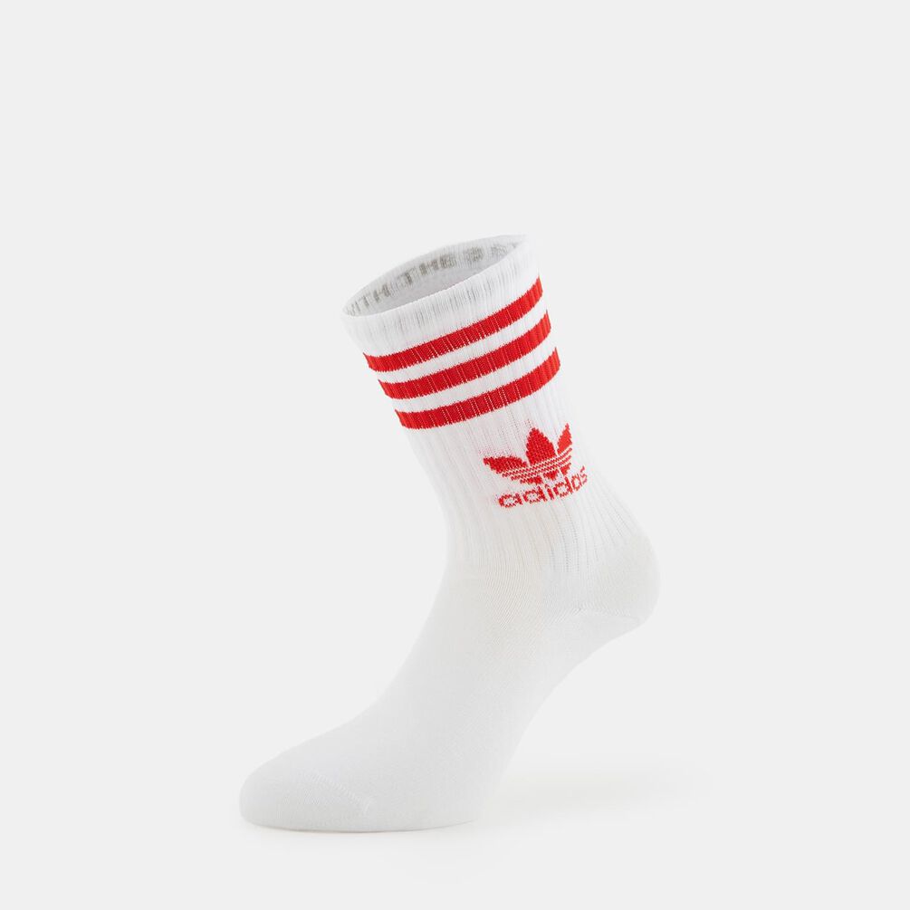 Calzini adidas Mid Cut (3 paia), rosa/bianco/rosso