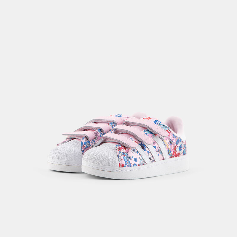 adidas Superstar II x Liberty London, rosa/bianco/multicolor