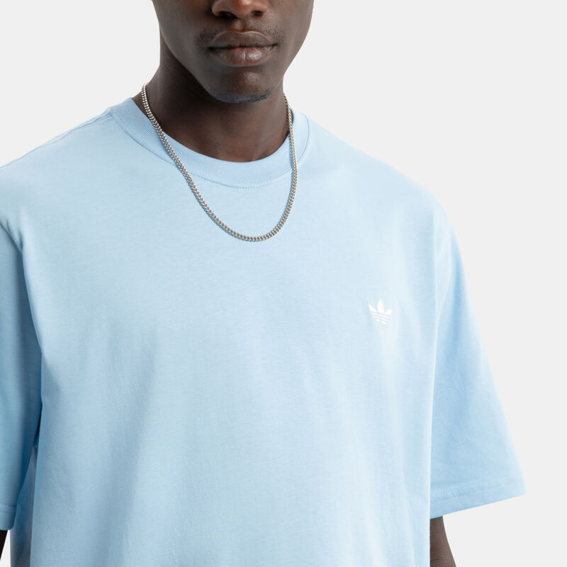 T-shirt adidas Trefoil Essentials, azzurro/bianco