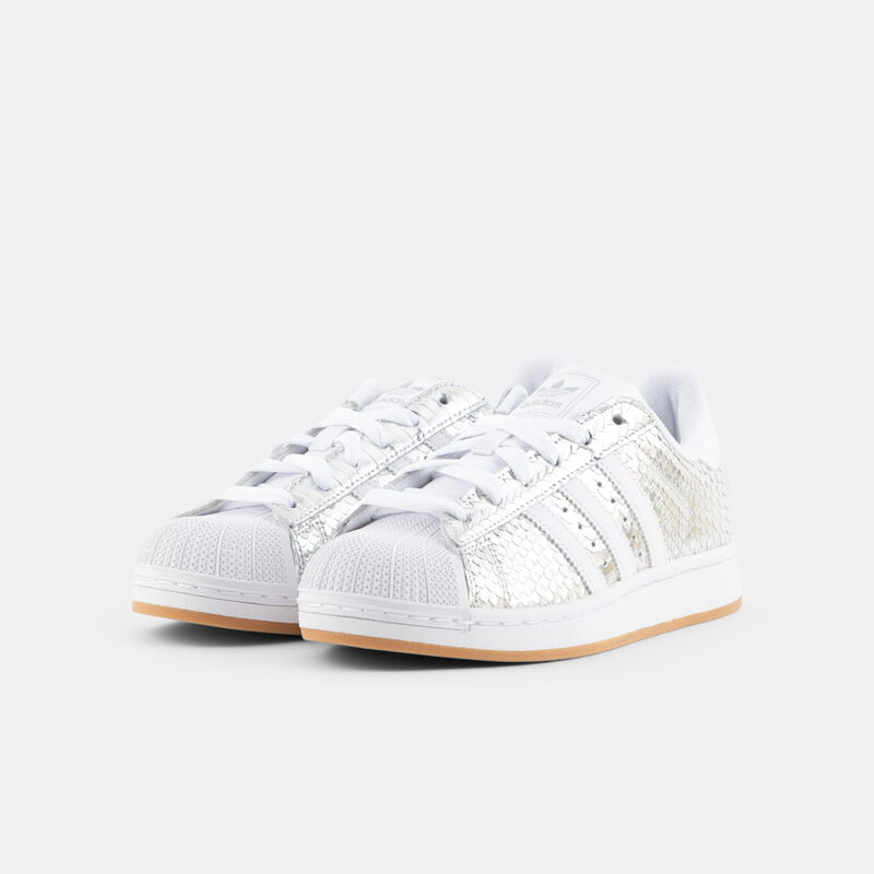adidas Superstar II, argento/bianco