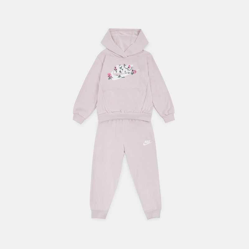 Completo Nike Floreal Club bambini, viola/bianco