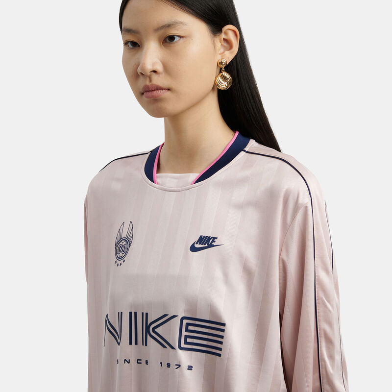 Maglia a maniche lunghe Nike Sportswear Jersey Top, rosa/blu