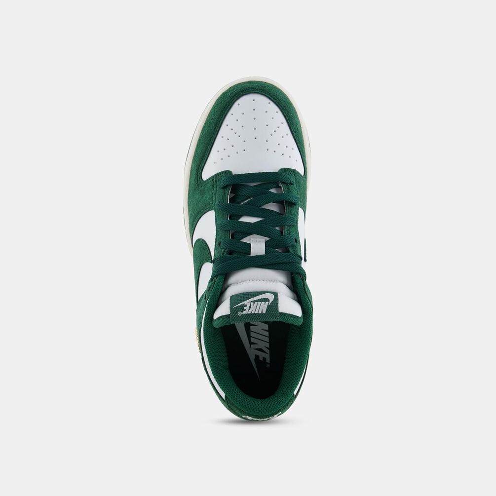 Nike Dunk Low Gorge Green Gold Mini Swoosh (W), verde/bianco/oro
