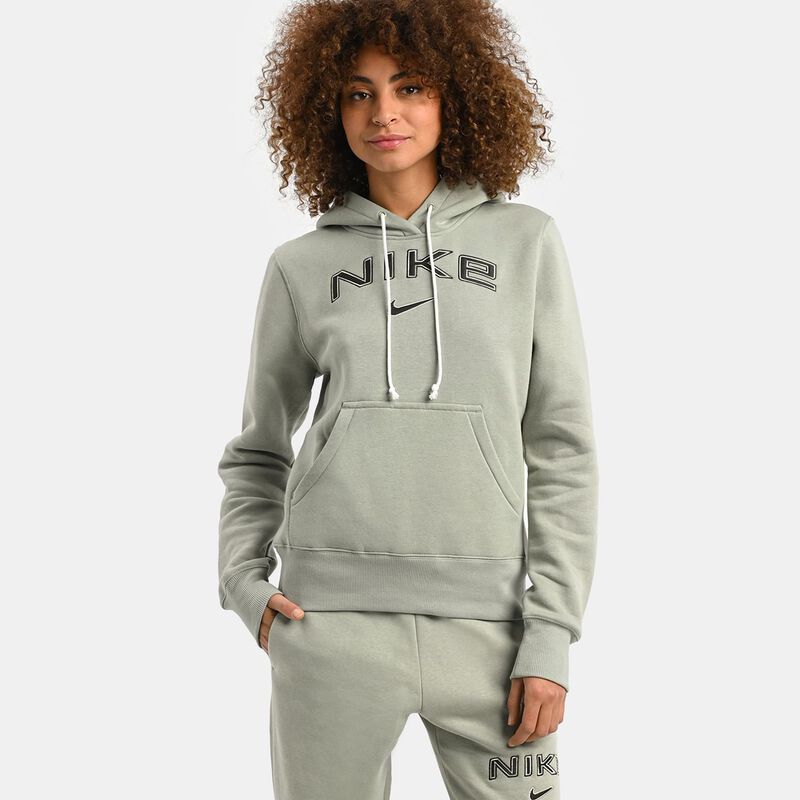 Felpa Nike Phoenix Fleece, verde/bianco