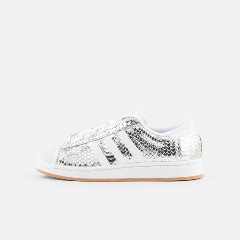 adidas Superstar II, argento/bianco