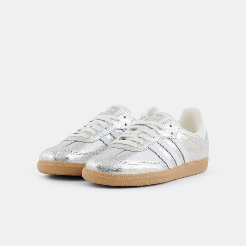 adidas Samba OG, argento/bianco/marrone