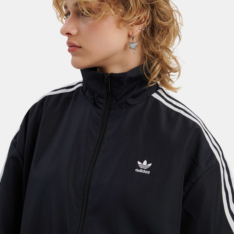 Felpa con zip adidas Track top adilenium Season 3, nero/bianco