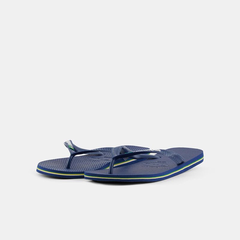 Havaianas Brasil Logo, blu/bianco