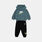 Completo Nike In The Zone Oversized Set neonati, verde/nero/bianco