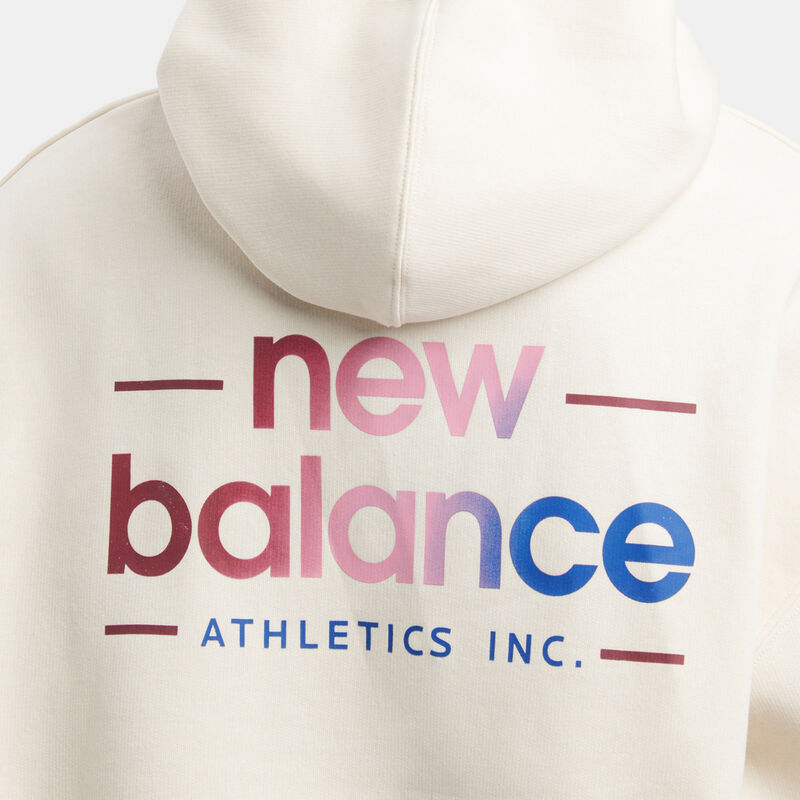 Felpa New Balance Reimagined Fleece Oversized, beige