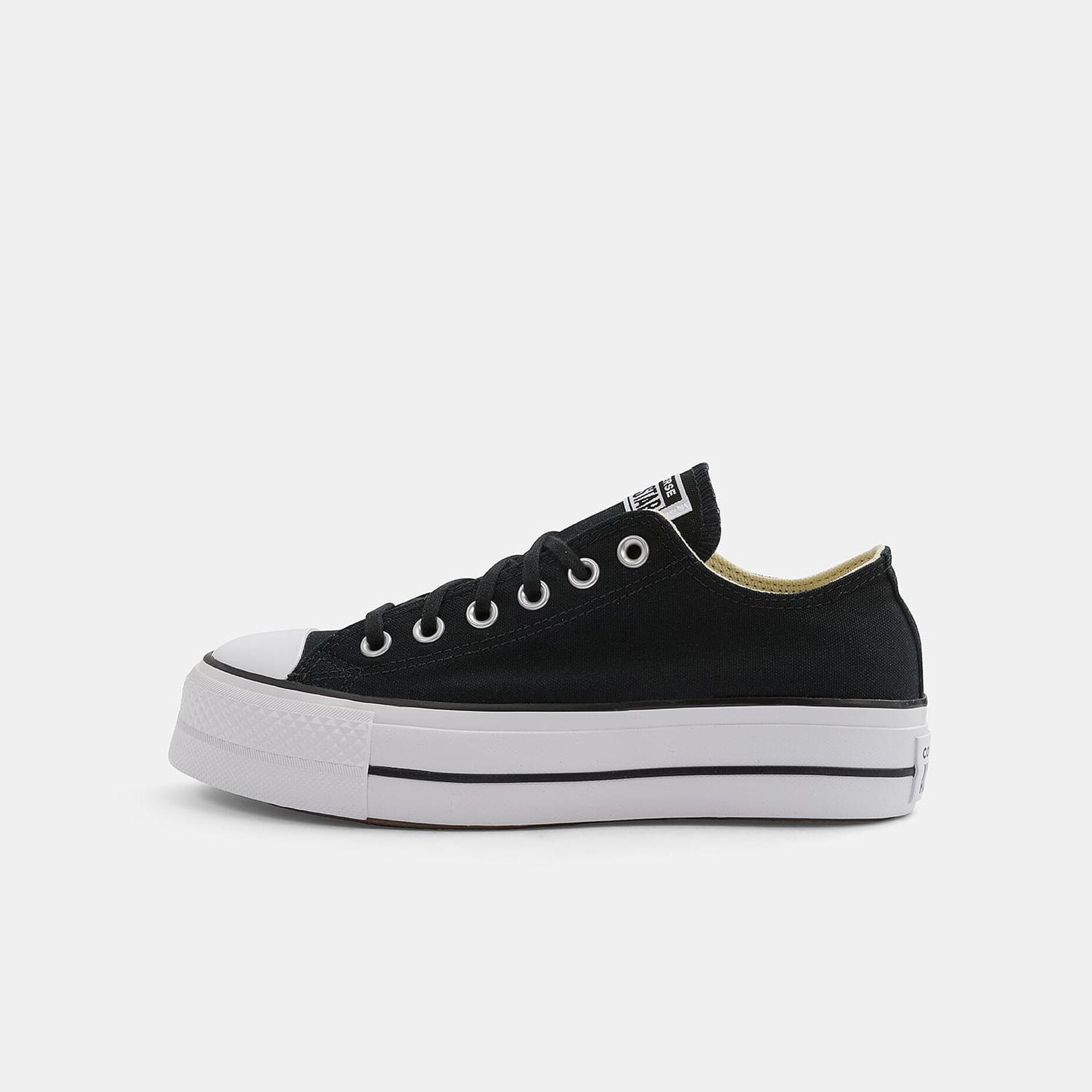 Converse Chuck Taylor All Star Platform, nero/bianco