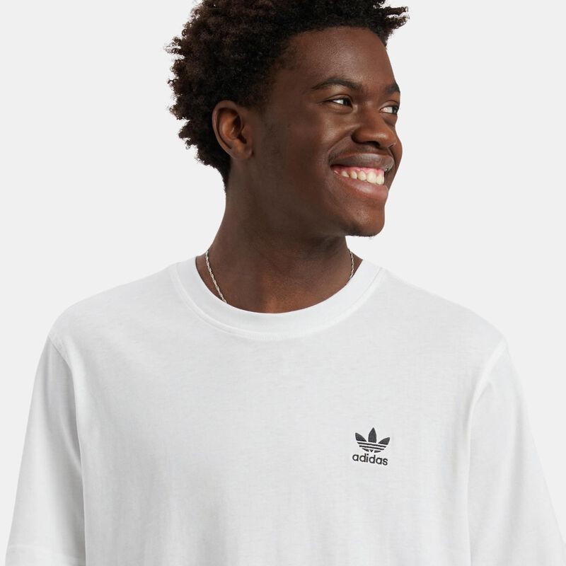 T-shirt adidas Trefoil Essentials, bianco/nero
