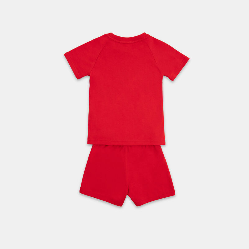 Completo adidas Trefoil neonati, rosso