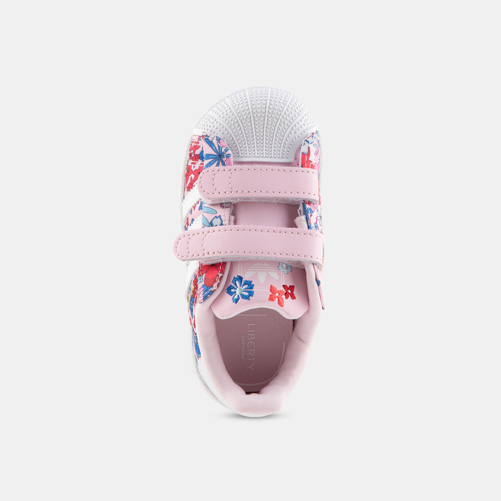 adidas Superstar II x Liberty London, rosa/bianco/multicolor
