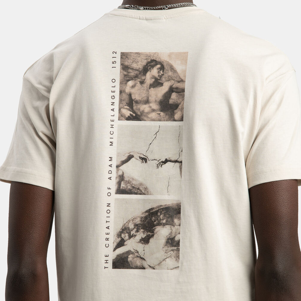 T-shirt Speedy Tee Michelangelo, beige/nero