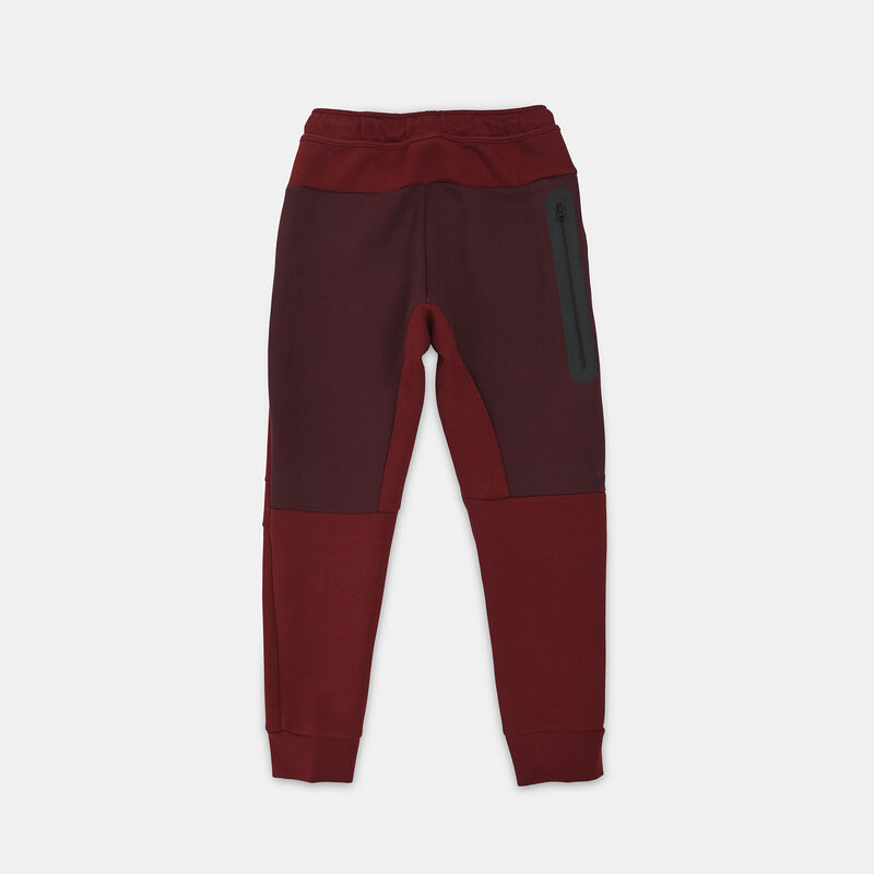 Pantaloni Nike Sportswear Tech Fleece ragazzi, bordeaux/nero