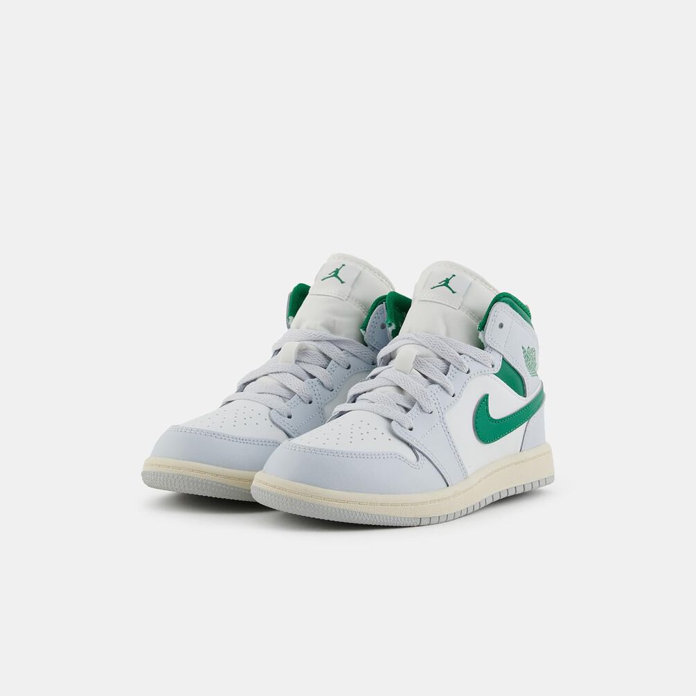 Air Jordan 1 Mid (PS), WHITE