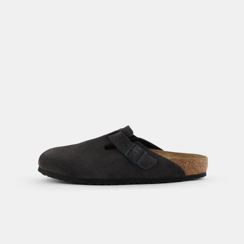 Birkenstock Boston, grigio/marrone
