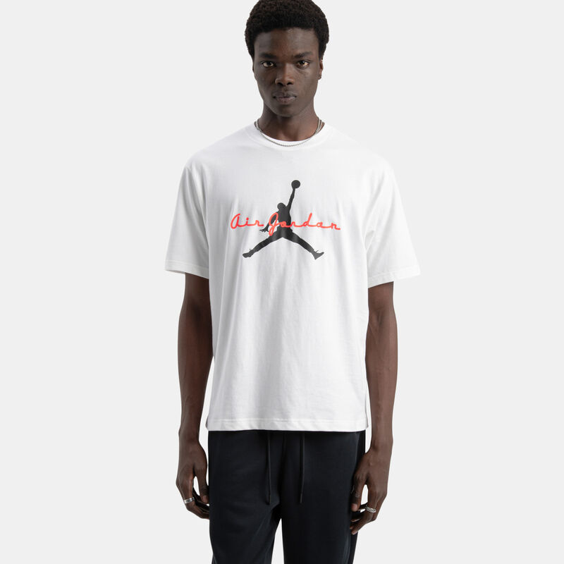 T-shirt Jordan Graphic Brooklyn Essentials, bianco/nero/rosso