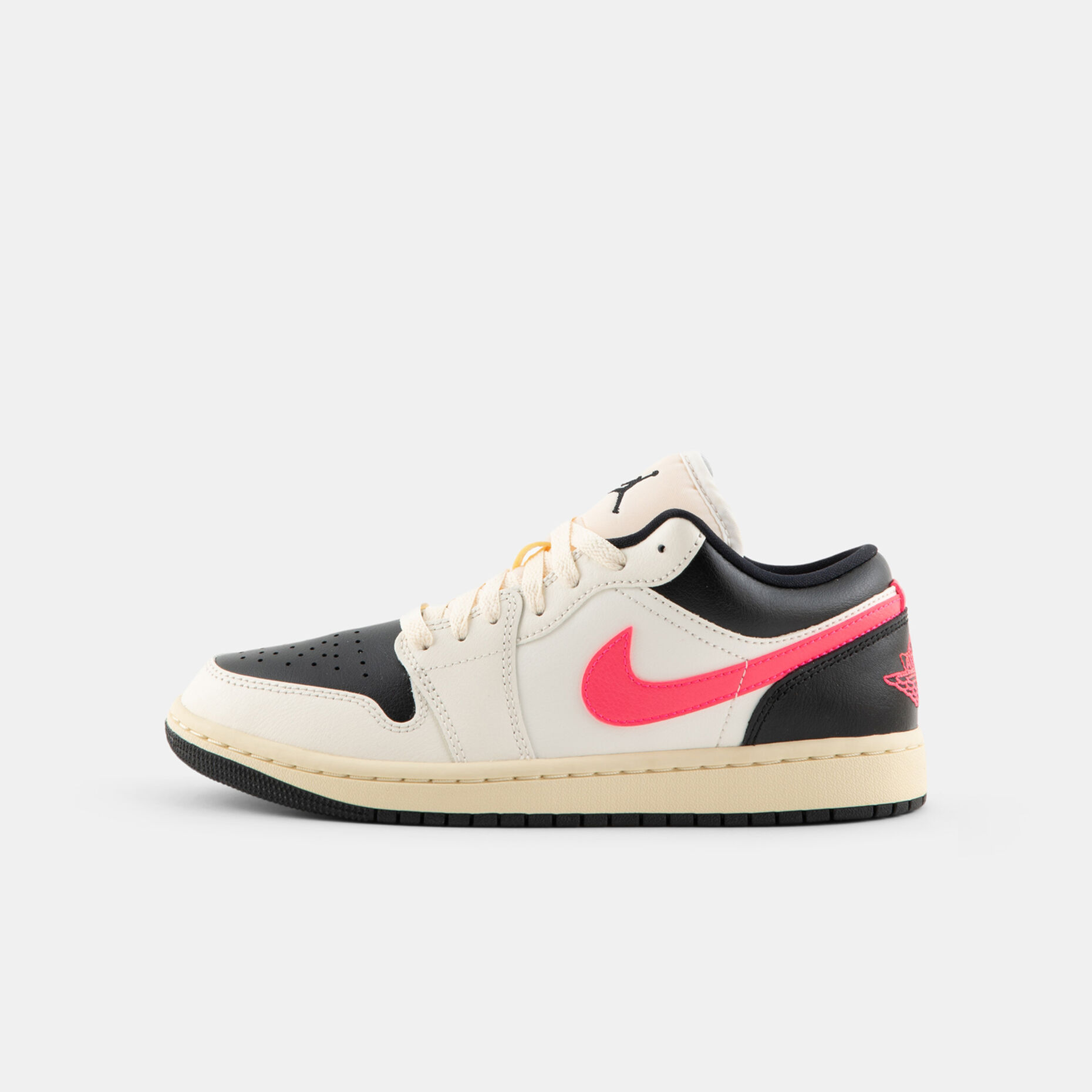 Air Jordan 1 Low Fight Club (W), beige/nero/rosa