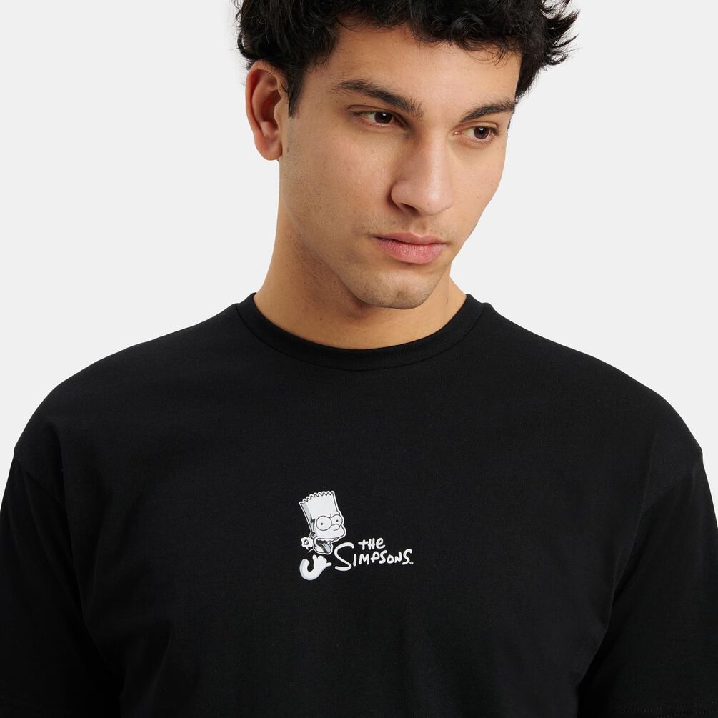 T-shirt Speedy Tee The Simpsons, nero/bianco