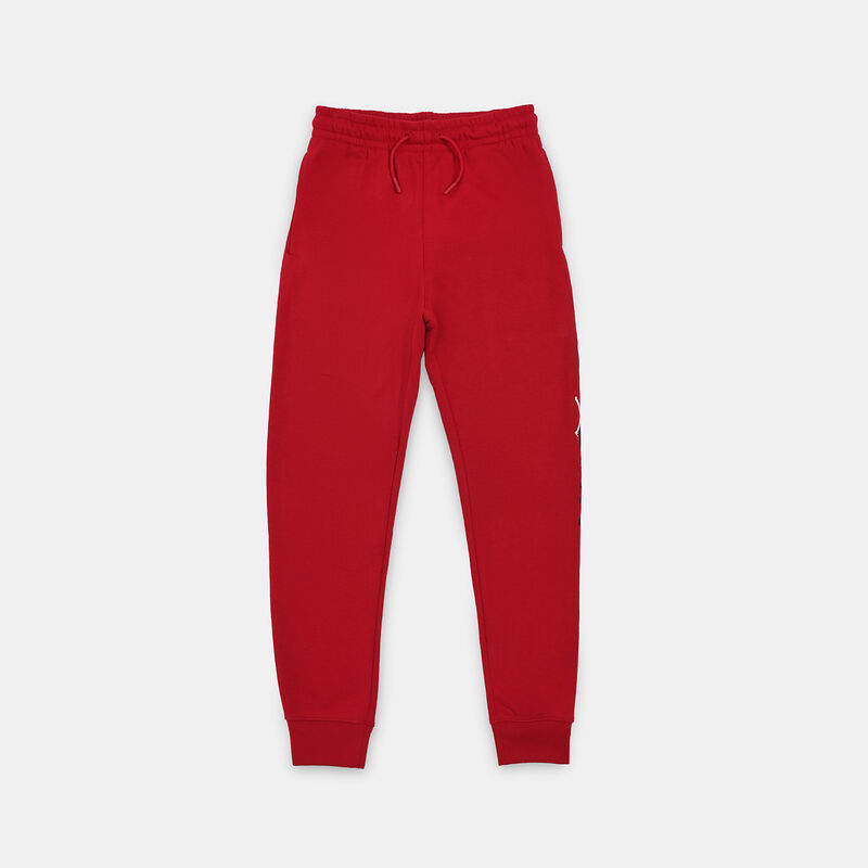 Pantaloni Jordan Baseline ragazzi, rosso/nero/bianco