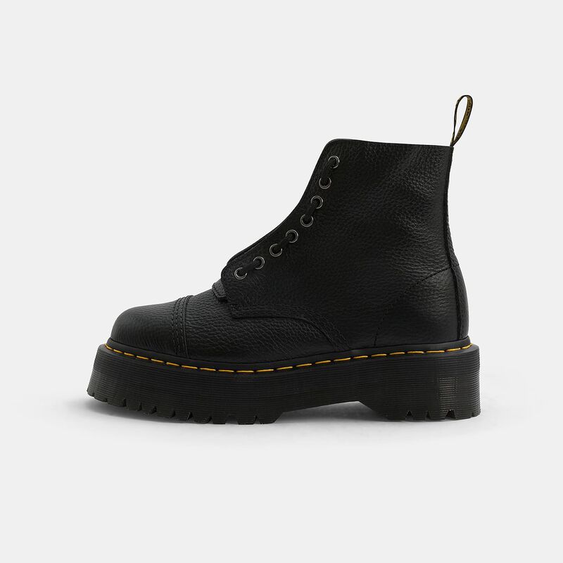 Dr. Martens Platform Sinclair, nero/giallo