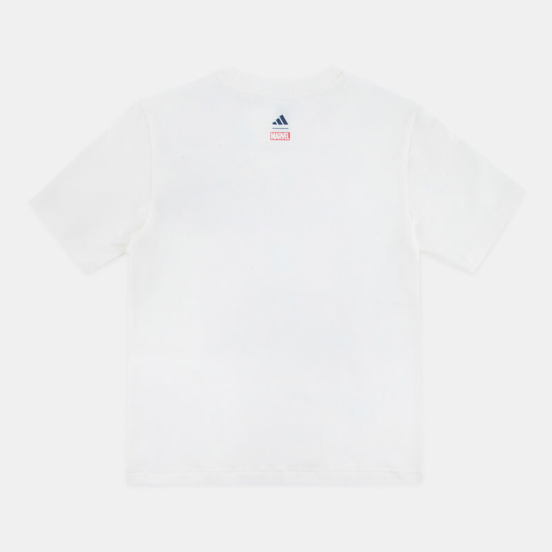 T-shirt adidas Marvel Spider-Man bambini, bianco/rosso/blu