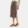 Gonna adidas Snake Print Satin, animalier/bianco