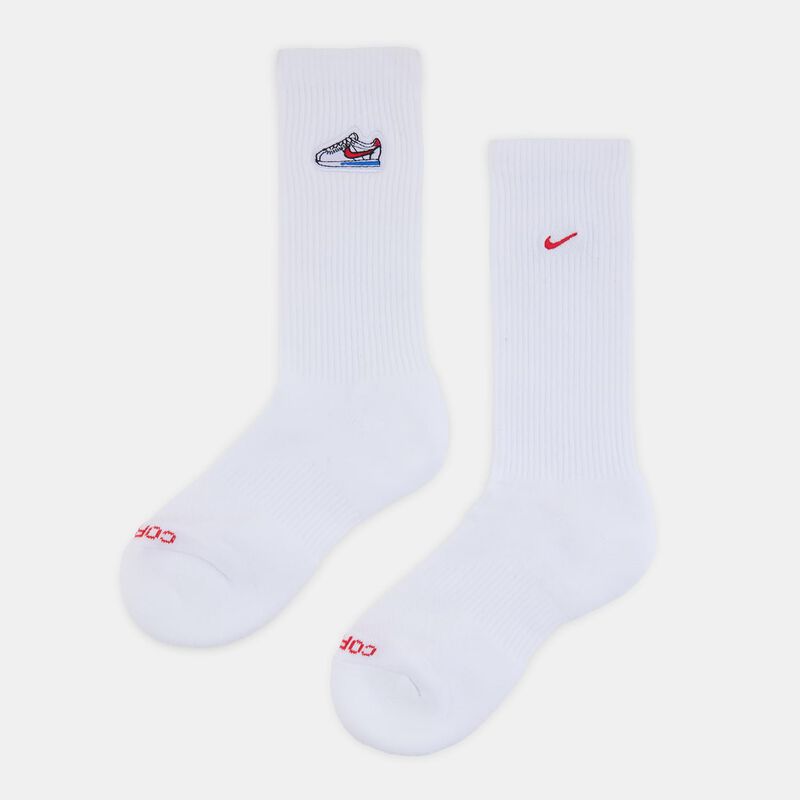 Calzini Nike Everyday Cushioned (1 paio), bianco/rosso/azzurro