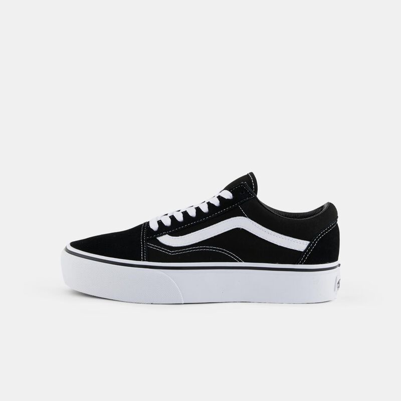 Vans Old Skool Platform, nero/bianco
