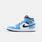 Air Jordan 1 Mid University Blue Midnight Navy, blu/bianco/azzurro