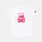 T-shirt Nike Sportswear Graphic bambini, bianco/rosa