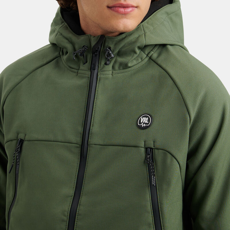 Giacca VRL Softshell, verde/nero