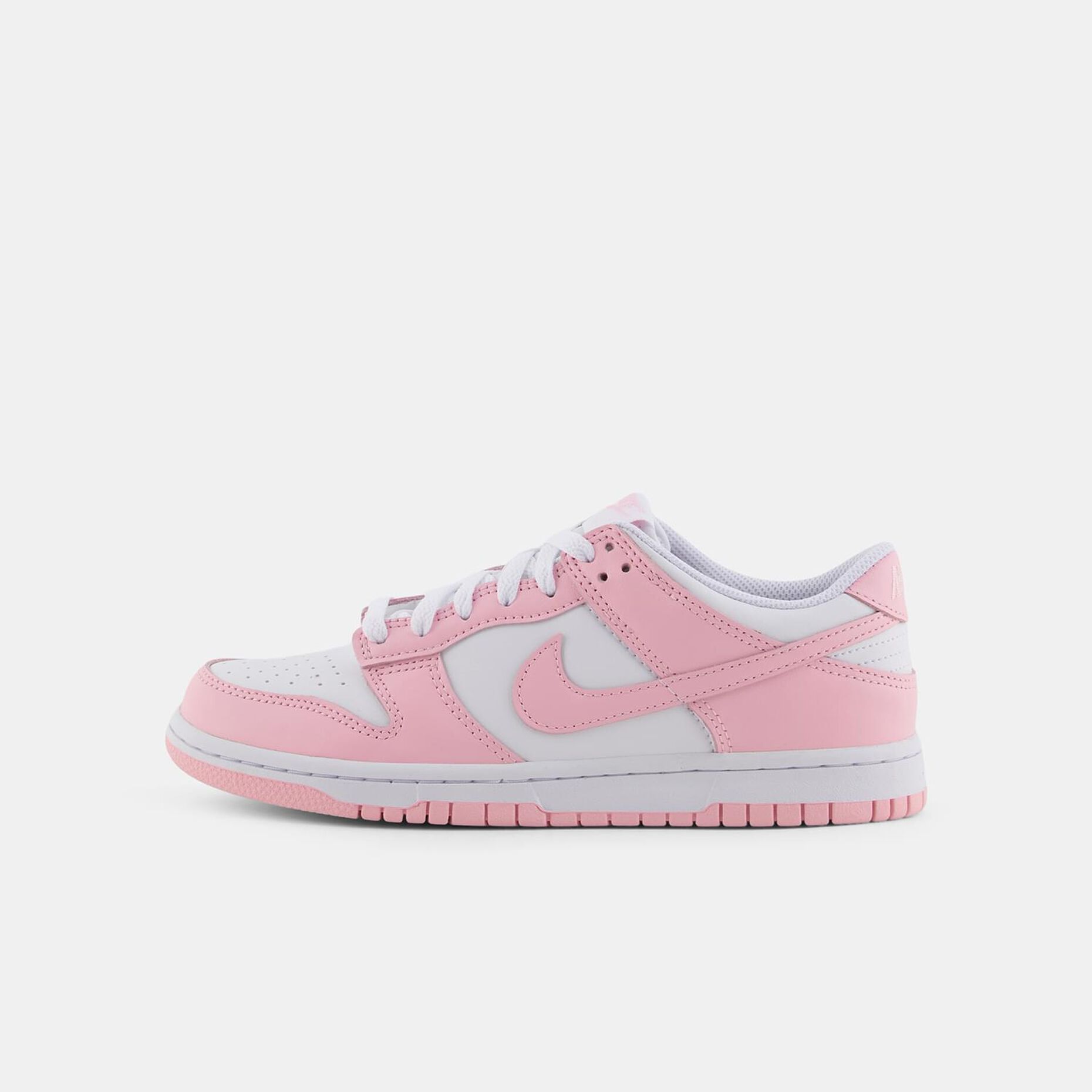 Nike Dunk Low Medium Soft Pink (GS), rosa tenue/bianco