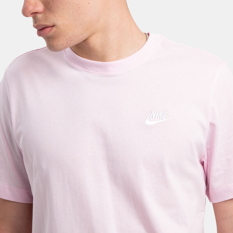 T-shirt Nike Sportswear Club, rosa/bianco