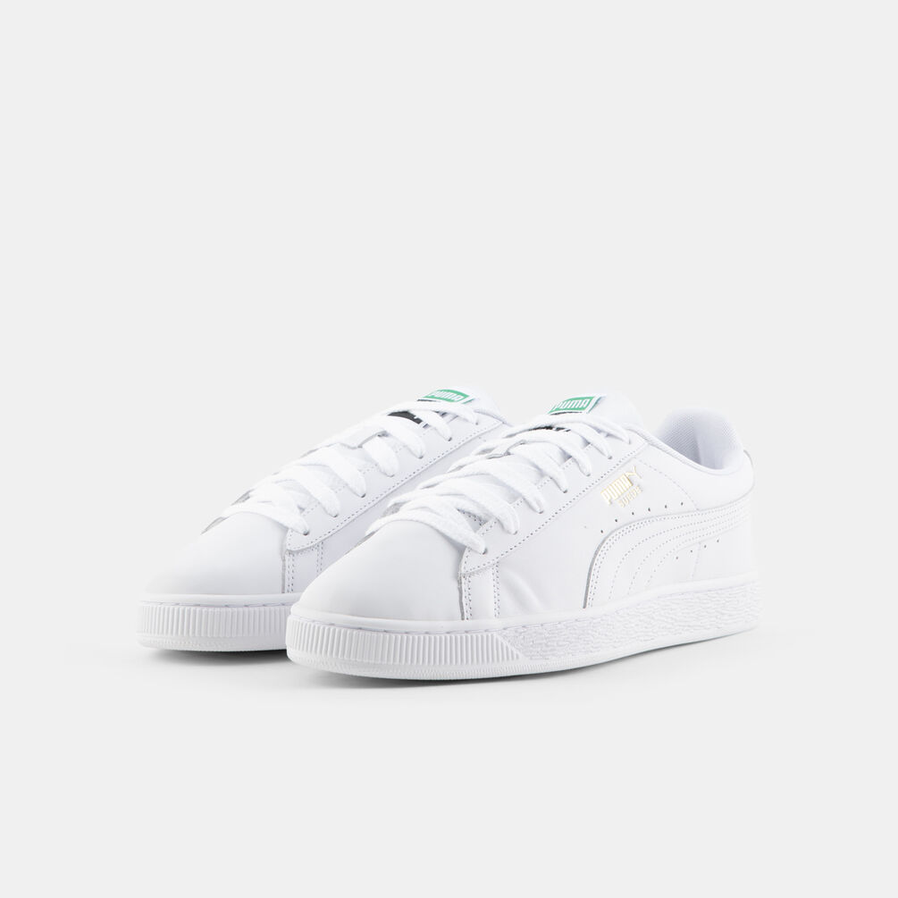 Puma Suede Leather, bianco/oro