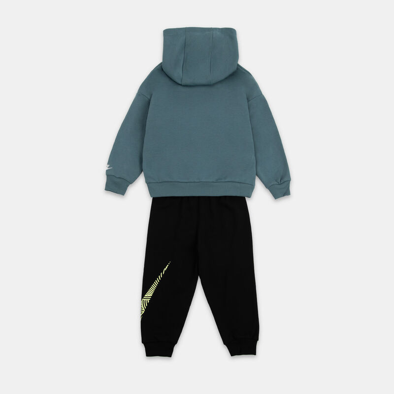 Completo Nike In The Zone Oversized Set bambini, verde/nero/bianco