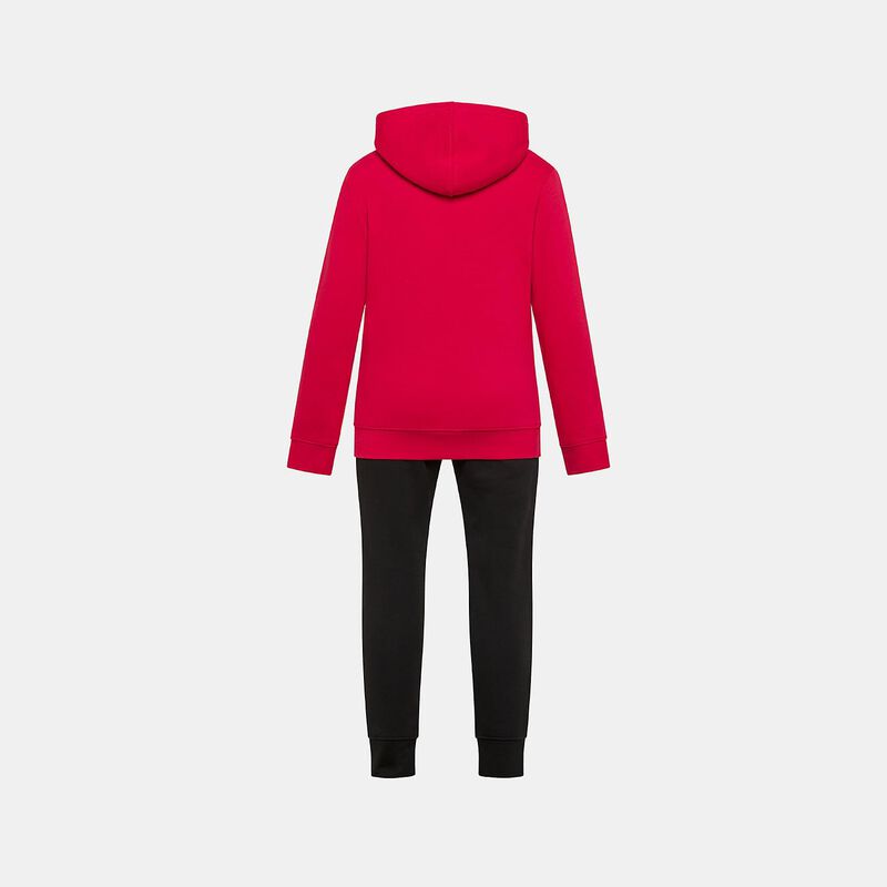 Completo Jordan Kids MJ Brooklyn Fleece Zip bambini, rosso/nero/bianco