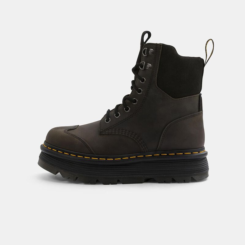 Dr. Martens ZebZag 8 Tie, nero/grigio