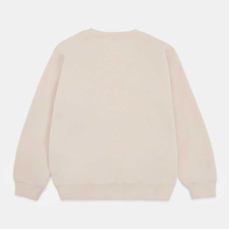Felpa Jordan Brooklyn Fleece ragazzi, beige/bianco