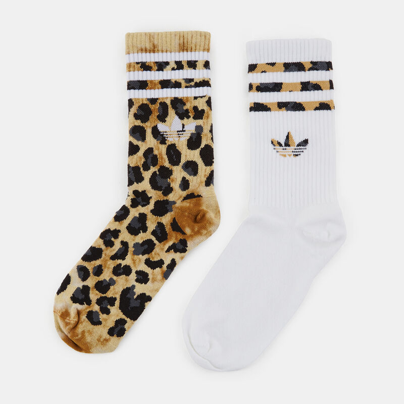 Calzini adidas Leopard (2 paia), animalier/bianco