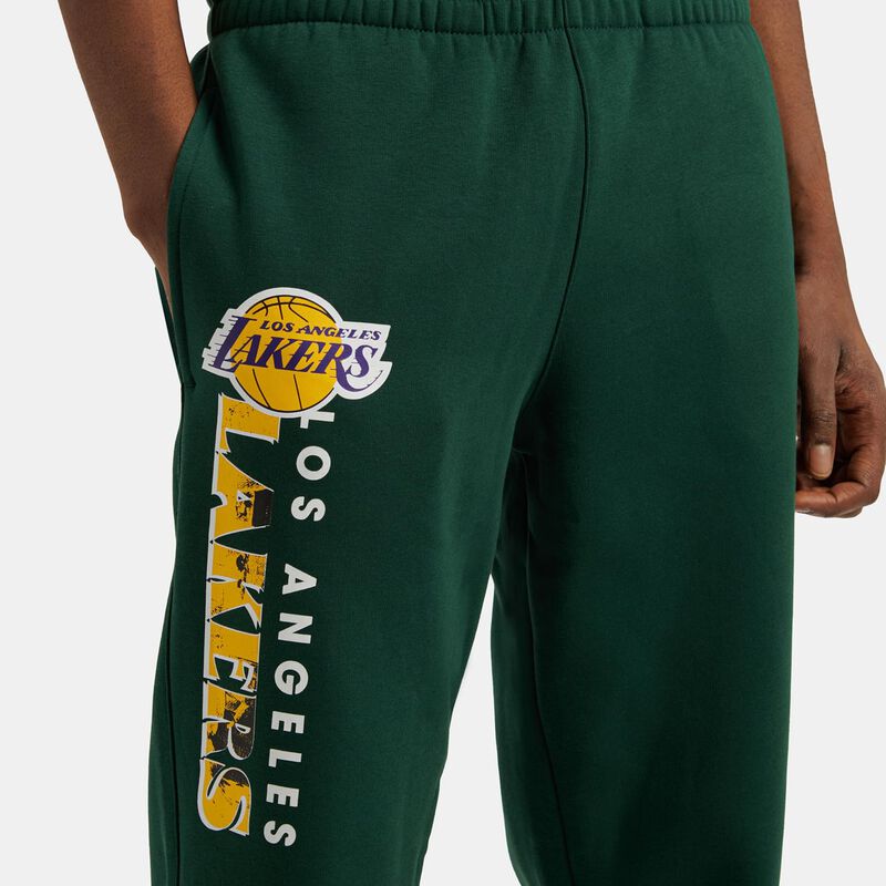 Pantaloni New Era LA Lakers NBA Graphic, verde/giallo/bianco
