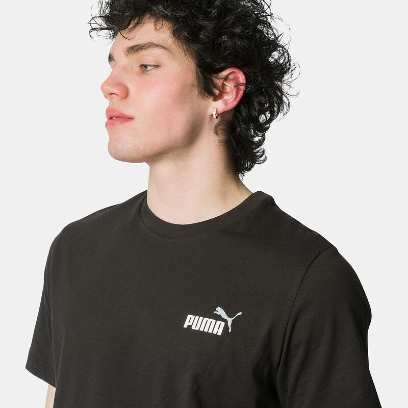 T-shirt Puma Essential Small Logo, Nero/bianco