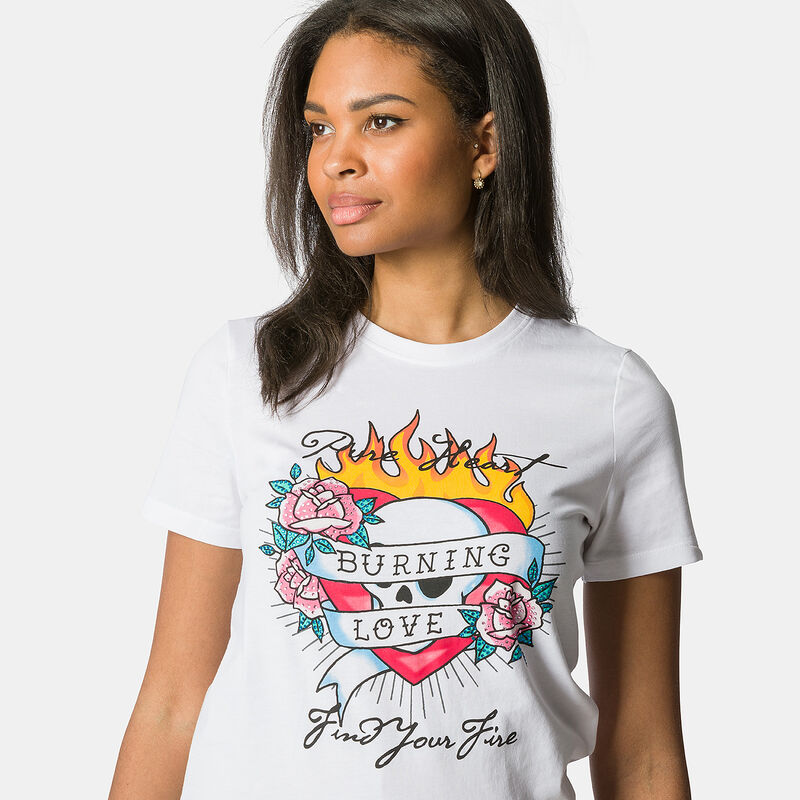 T-shirt Only Burning Wild Love, Multicolor