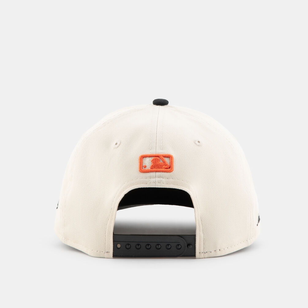 Cappellino New Era Side Script 9FORTY&reg; M-Crown, beige/nero/arancione