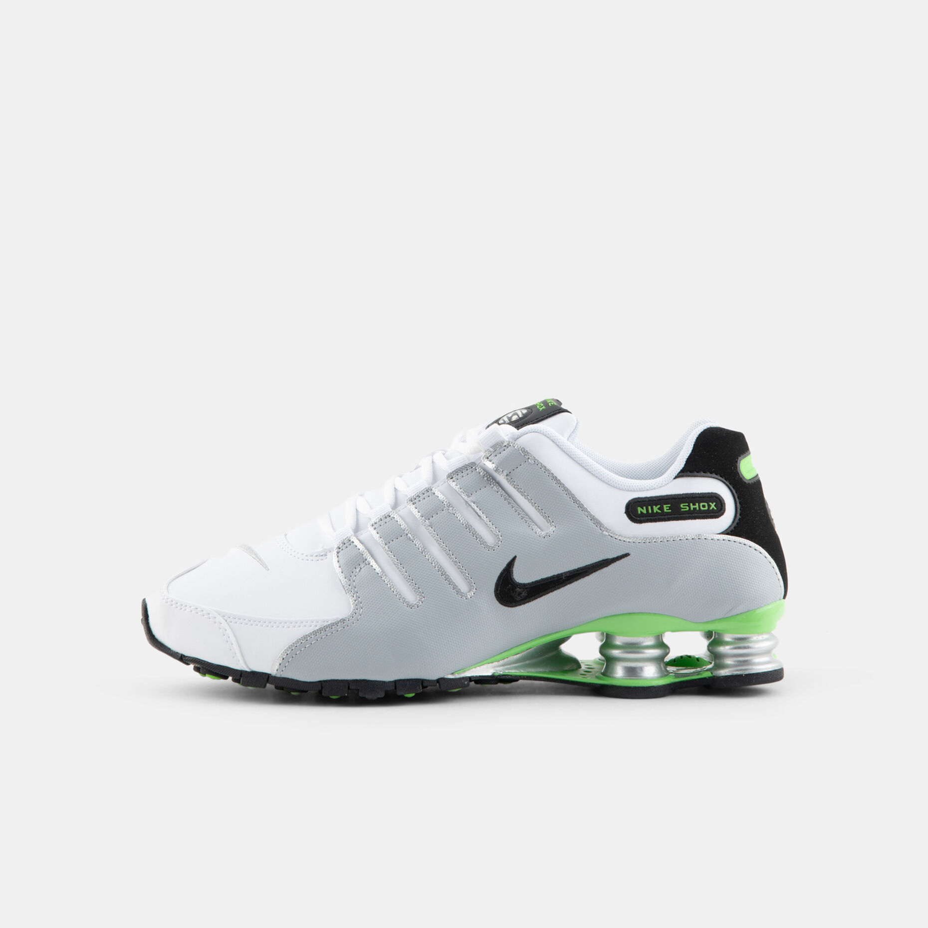 Nike Shox NZ, bianco/argento/verde