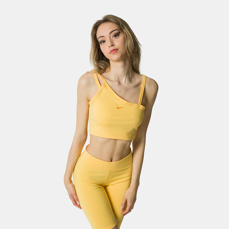Top Nike Sportswear Everyday Modern Asymmetrical, giallo