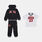 Completo Jordan MJ 23 bambini, nero/rosso/bianco